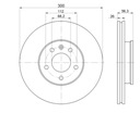 DISQUES 0743 SABOTS DE FREIN SEAT ALHAMBRA POUR 10R AVANT 300 photo 2 - milautoparts-fr.ukrlive.com