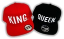 ШЛЯПЫ SNAPBACK ДЛЯ ПАР KING QUEEN ДЕНЬ СВЯТОГО ВАЛЕНТИНА x2