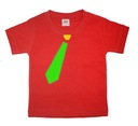 Detské tričko s kravatou vtipné tričká Počet kusov v ponuke 1 szt.