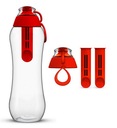 Filtračná fľaša Dafi 0,5L +1 filter (Červená ) Výška produktu 23 cm