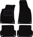 CARLUX черные коврики Audi A4 B6/B7 + стопоры