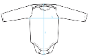 DROBČEK BODY KRÁTKY RUKÁV 12 MES 80 CM Rukáv krátky rukáv