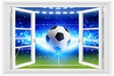 ОКНО СТЕНА СТЕНА 3D СТАДИОН ФУТБОЛ 150 x 100 СМ УЗОРЫ #