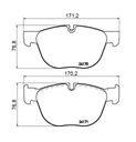 2417001 TEXTAR PADS BRAKE BMW P. E70/E71 X5/X6 08- photo 5 - milautoparts-fr.ukrlive.com