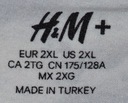 H&M- KRÁTKA , TEPLÁ Blúzka- 2XL Hmotnosť (s balením) 0.4 kg