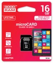 GOODRAM KARTA MICRO SD 16GB CL 10 UHS + CZYTNIK MICRO Kod producenta M1A0-0160R11