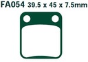 Колодки Breix KX 65 KVF 300 360 400 LTA 500 YFM YFS