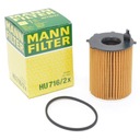 МАСЛЯНЫЙ ФИЛЬТР MANN FILTER HU716/2X CITROEN PEUGEOT