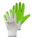 Rukavice Záhradné pracovné ochranné rukavice potiahnuté odolným veľ. 8 Lekárska zložka NIE