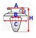 RIVET MOLDING DE SEUIL MERCEDES W168 W169 W218 245 photo 3 - milautoparts-fr.ukrlive.com