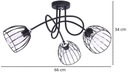 Stropné svietidlo Chróm Kovové Loft LED Priemer/šírka tienidla 17 cm