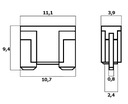 FUSIBLES PLAT MINI BAS PROFIL 10 PC. photo 8 - milautoparts-fr.ukrlive.com