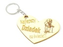 BRELOK zawieszka MAGNES dziadek WZORY serce
