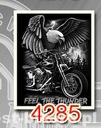 Tričko s rukávom Harley ROCK EAGLE 4285 XXXL Dominujúca farba viacfarebná