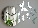 Nástenné hodiny ModernClock - MOTÝLE Zrkadlo DIY Kód výrobcu ButterflyMirror