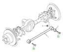 Skrutka tyče Panharda Land Rover Discovery II 2 Výrobca dielov LPS