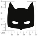 SAMOLEPKY NA STENU MASKA BATMANA BATMAN 50cm Dĺžka 50 cm