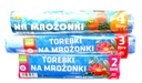ПАКЕТЫ ДЛЯ СМЕСИ / ЗАМОРОЖЕННЫЕ ПРОДУКТЫ - 3 РАЗМЕРА + КЛИПСЫ FOLCOM