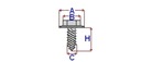 CLAMPS SCREW ASSEMBLY ROMIX C60622 photo 3 - milautoparts-fr.ukrlive.com