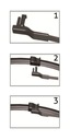 WIPER BLADES RAINPRO FRONT 600 MM 475 MM photo 2 - milautoparts-fr.ukrlive.com