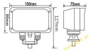 PHARES ANTIBROUILLARD JUMBO LED 45W SUPER PHARE TRAVAILLÉ 12V 24Vphoto 8