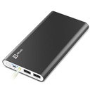 Powerbank JETech 10000 mAh czarny Latarka 2.1A