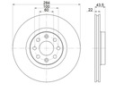 DISQUES MIKODA 0353 FIAT PUNTO (199_) 12R-18R AVANT 284MM photo 2 - milautoparts-fr.ukrlive.com