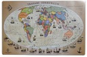 Настольный блокнот с картой мира «Маршруты открытий».