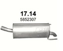 SILENCER END OPEL ASTRA 17.14 BIALYSTOK photo 1 - milautoparts-fr.ukrlive.com