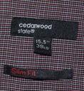 CEDARWOOD- K DŽÍNSOM, KOŠEĽA -S 38 SLIM Veľkosť goliera 38