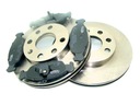 DISQUES 2 PC. + SABOTS DE FREIN AVANT OPEL ASTRA F VECTRA LANOS NEXIA photo 1 - milautoparts-fr.ukrlive.com