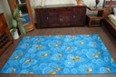 Detský koberec 170x170 MAJA modrý pre deti Predajná jednotka kus