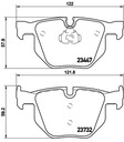 BREMBO PADS REAR BMW X5 E70 X5 F15 X6 E71 E72 F16 photo 2 - milautoparts-fr.ukrlive.com