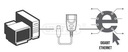 Sieťová karta RJ45 NA USB PORT Unitek Y-1463 Rozhranie USB