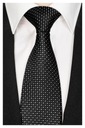 КЛАССИЧЕСКИЙ ЖАККАРДОВЫЙ мужской галстук Серый Черный rc329