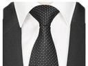 КЛАССИЧЕСКИЙ ЖАККАРДОВЫЙ мужской галстук Серый Черный rc329