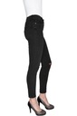 H&M Damskie Czarne Spodnie Jeansy Super Skinny Rurki Dziury Bawełna XS 34 Fason rurki