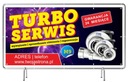 Рекламный баннер сплошной 3х1м Turbo Serwis Advertising