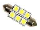 СВЕТОДИОДНАЯ ЛАМПА C5W C10W ТРУБА 6 SMD 5050 36 мм