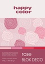 BLOK PAPIER KOLOROWY HAPPY COLOR RÓŻOWY A4/20K