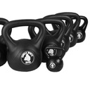 Gorilla Sports Kettlebell činka, plast, čierna, 2 kg Priemer rukoväte 20 mm