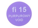 НАКЛЕЙКА-ПЕЧАТКА FI 15 ММ ФИОЛЕТОВАЯ VOID 250 ШТ.