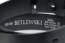 Betlewski Pánsky kožený opasok na nohavice široký pás Kolekcia SUPREME