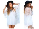 Пляжный чехол LACE SUMMER T1620 с бахромой ПАРЕО LACE SUMMER T1620