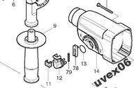 Перемикач ходу Makita HR2432 HR2450