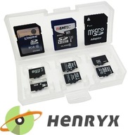 Міцний чохол для 9 карт пам'яті 3 x SD і 6 x Micro SD