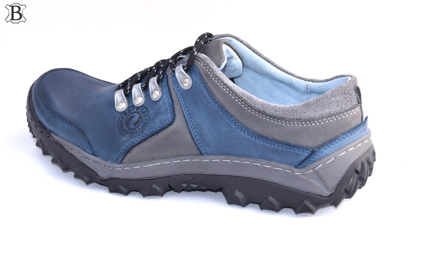 Półbuty skórzane polskie niskie buty trekkingowe 278