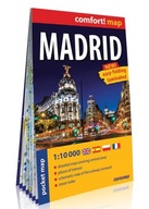 Madryt (Madrid); kieszonkowy laminowany plan miasta 1:10 000