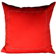 dekoračná obliečka GLAMOUR 45x45 s kamienkami červená