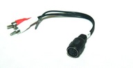 Kropos kábel 10521 2x RCA (cinch) - DIN 5-pin 0,2m